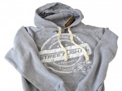 Hoody Streetlights Original, unzipped, hell grau