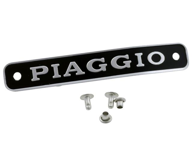 Schriftzug Emblem für Sitzbank PIAGGIO 88x12 mm,