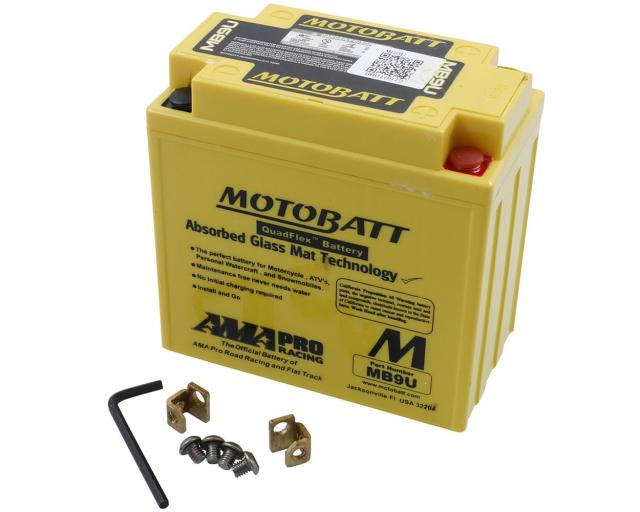 Batterie 12V 11Ah MOTOBATT MB9U, 4-polig