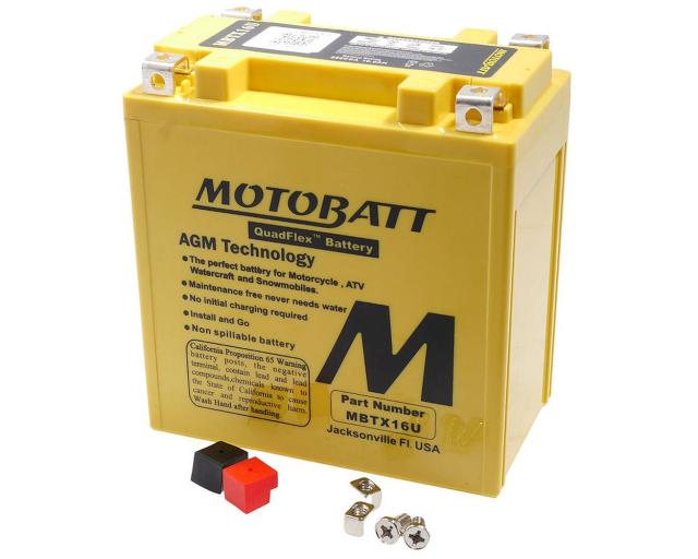 Batterie 12V MOTOBATT MBTX16U AGM