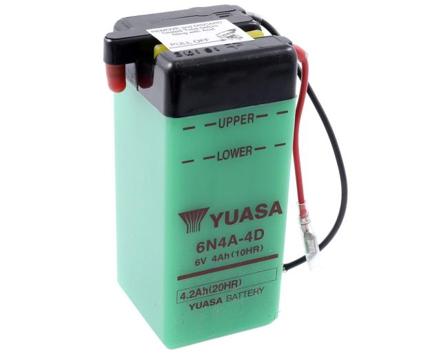 Batterie 6V 4Ah YUASA 6N4A-4D