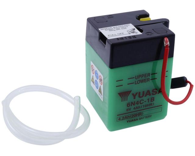 Batterie 6V - 4Ah YUASA 6N4C1B