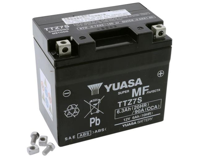 Batterie 12V - 6Ah YUASA TTZ7S wartungsfrei