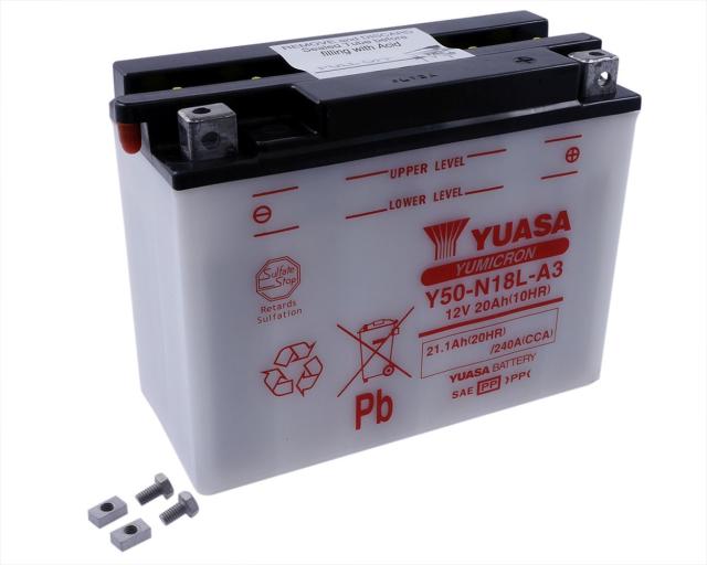 Batterie 12V - 20Ah YUASA Y50N18LA3