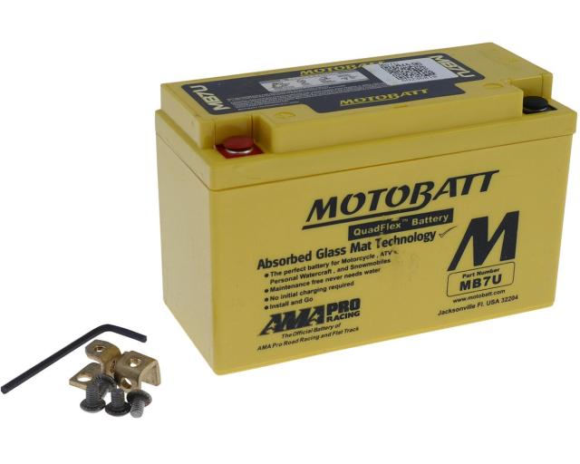 Batterie 12V 6,5Ah MOTOBATT MB7U