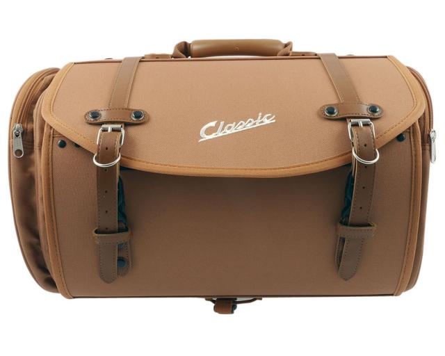 Tasche, Koffer SIP groß, braunbeige, für Gepäckträger