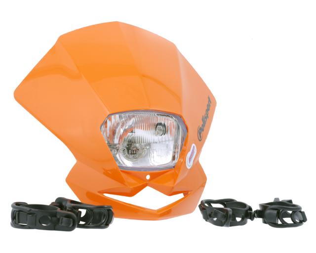 Scheinwerfer mit Verkleidung EMX  Orange