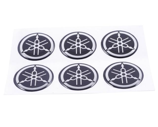 Aufklebersatz Emblem YAMAHA 2,5cm, 6 Stück