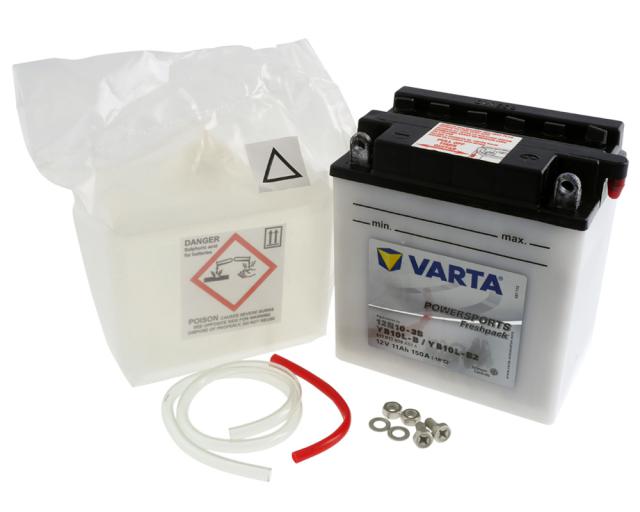 Batterie 12V 11Ah VARTA Powersports Freshpack YB10L-B   12N1