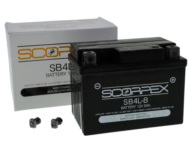 Batterie SCORPEX SLA 12-4S 5Ah 113x70x85mm