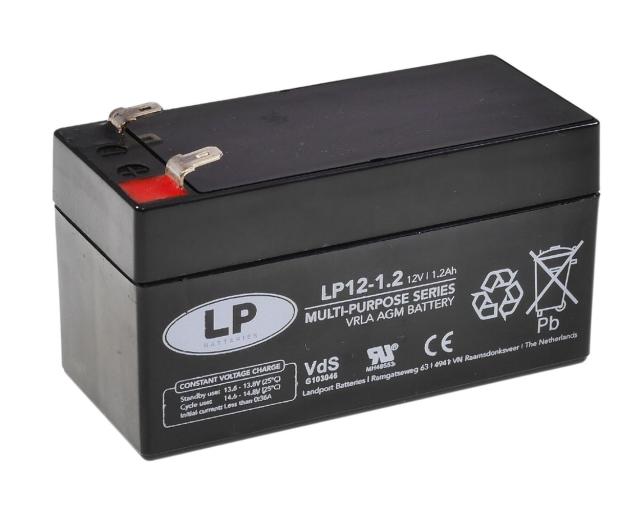 Batterie LANDPORT NSA LP12-1.2 T1 VDS 97x43x52mm 1,2Ah