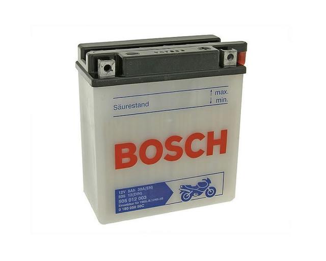 Batterie 12V - 5Ah BOSCH 12N5-3B / YB5L-B