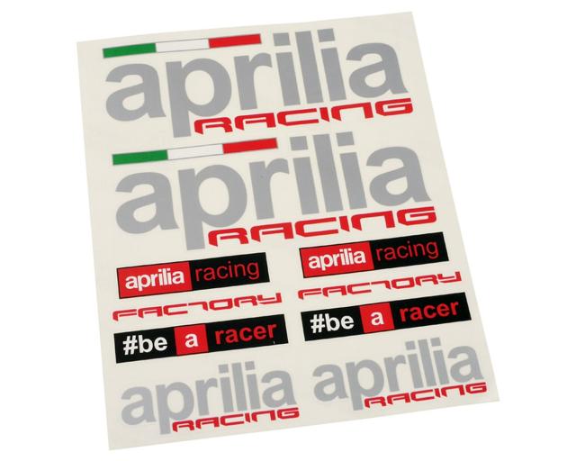 Aufkleberset APRILIA Racing (12-Teilig)