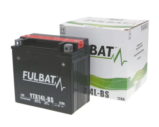 Batterie 12V - 12Ah FULBAT YTX14L-BS MF wartungsfrei