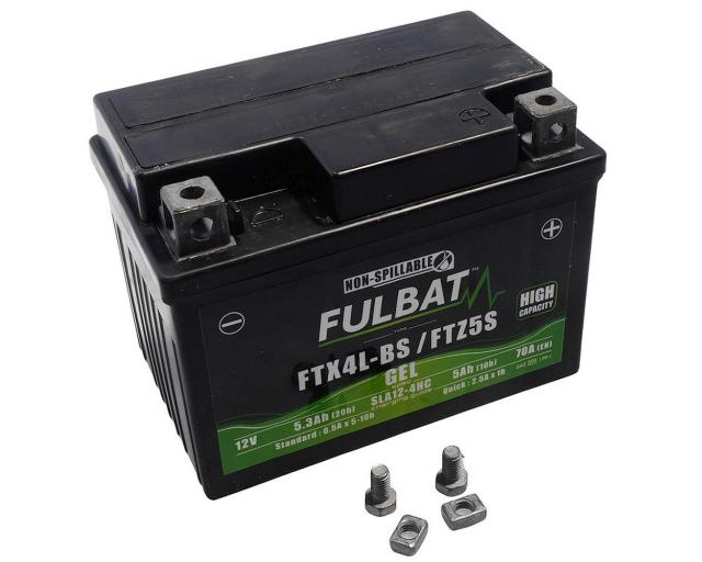 Batterie 12V 5,3Ah FULBAT Gel High Power FTX4L / FTZ5S SLA