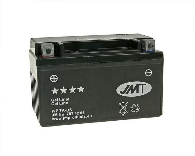 Batterie 12V - 7Ah JMT Gel JMTX7A-BS
