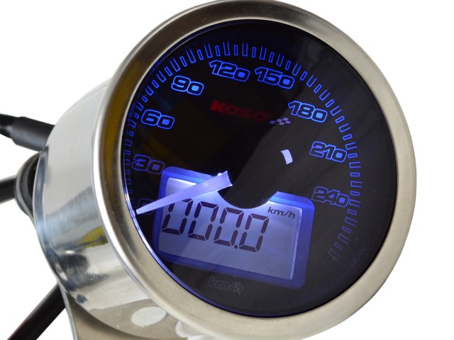 Tachometer Koso Eclipse Style (bis 260 kmh)