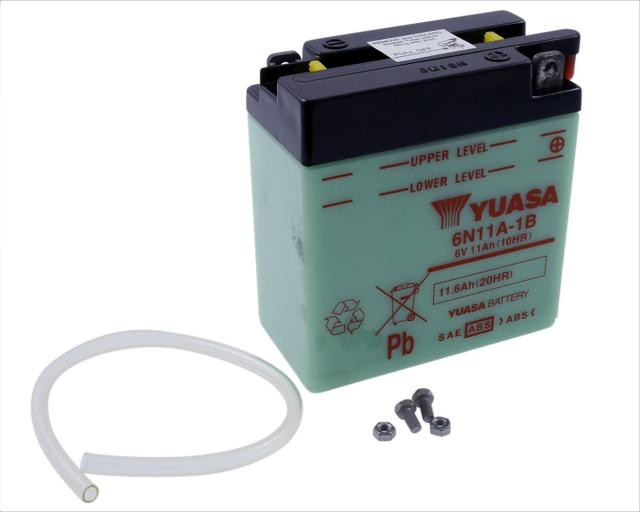 Batterie 6V 11Ah YUASA 6N11A-1B