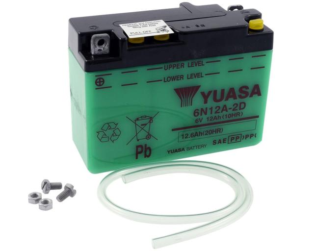 Batterie 6V 12Ah YUASA 6N12A2D