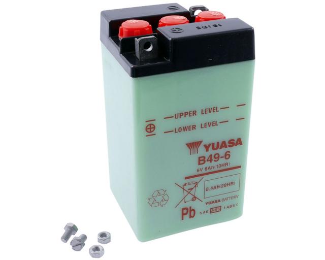 Batterie 6V 8Ah YUASA B49-6