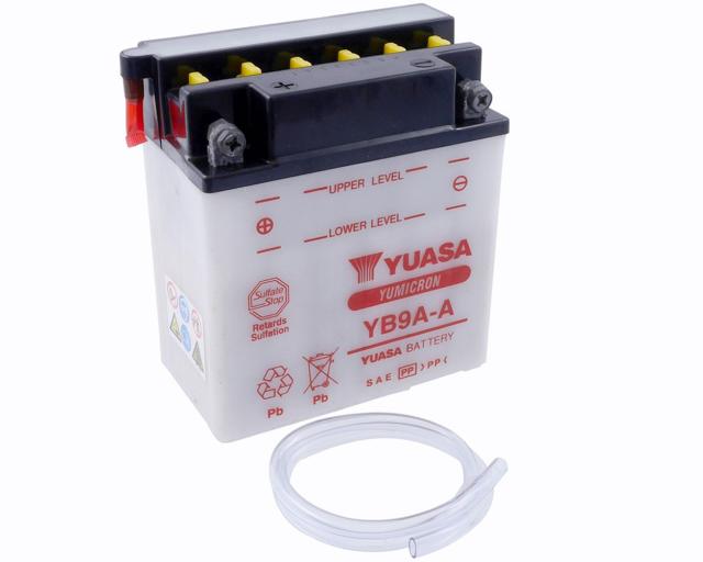 Batterie 12V 9Ah YUASA YB9A-A