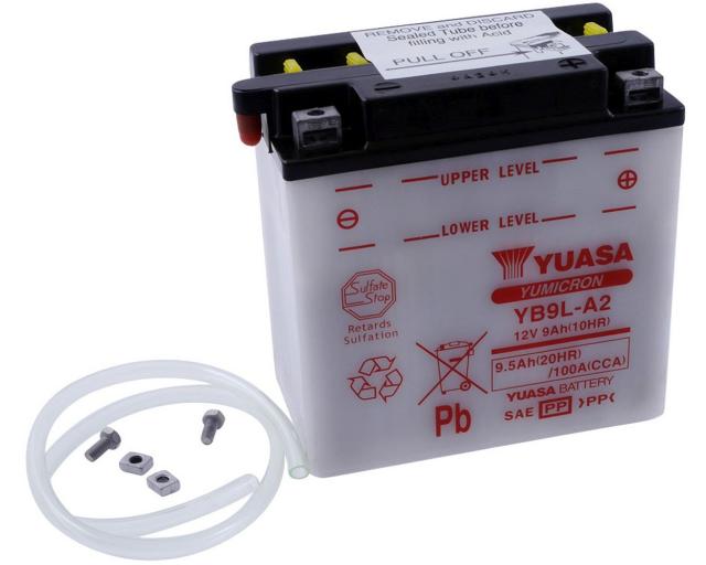 Batterie 12V 9Ah YUASA YB9L-A2