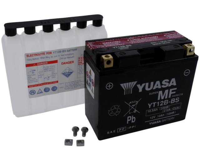 Batterie 12V - 10Ah YUASA YT12BBS wartungsfrei