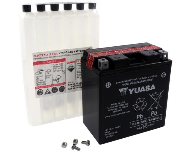 Batterie 12V - 18Ah YUASA YTX20CHBS wartungsfrei
